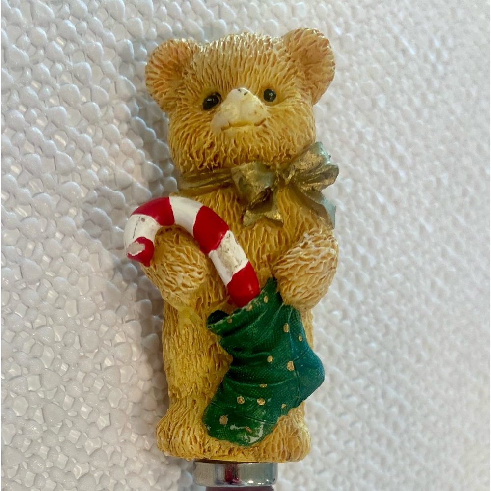 Boston Warehouse stainless china cheese/butter spreader.  Holiday. Set o… - Picture 3 of 8